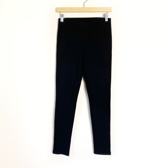Theory Shawn C Fixture Ponte Leggings in Black - Picture 2 of 6